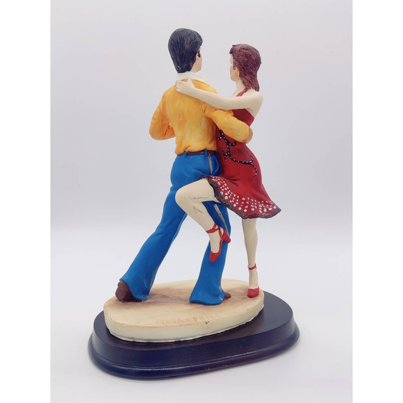 Vintage Tango 10" Dance Sculpture 1989 A.E.P. Albert E Price Bellmawr New Jersey - Picture 4 of 16